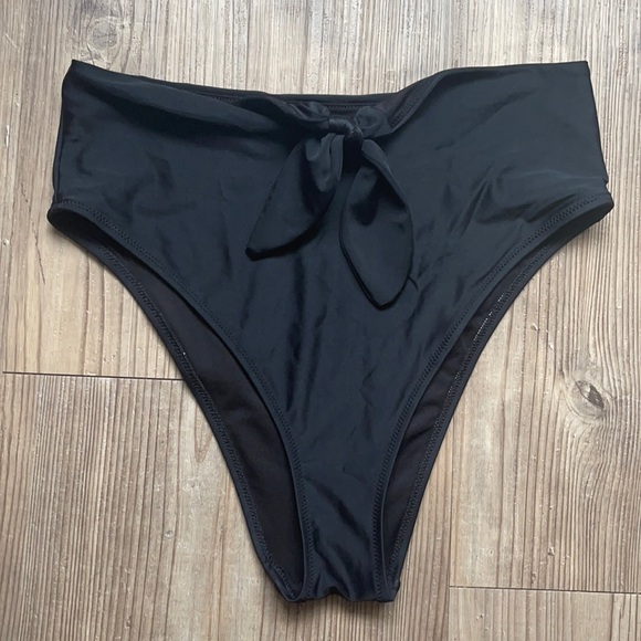 Aerie High Waisted High Cut Cheeky Bikini Bottom - Picture 1 of 5